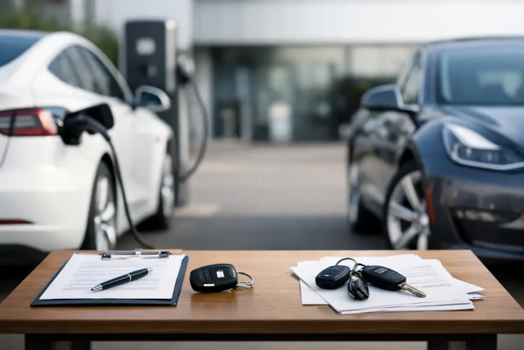 Leasing Versus Buying Electric Vehicles Today