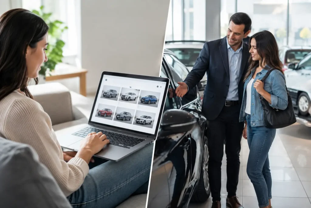 Online Car Buying Versus Dealership Choices